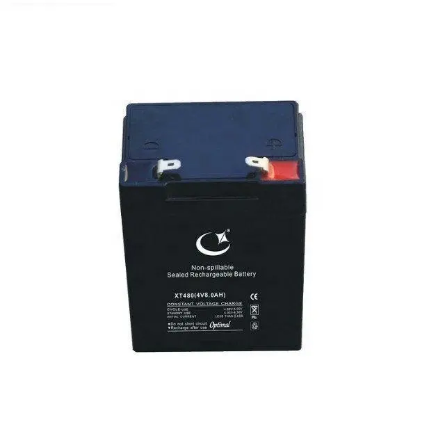 Bateria recarregável de chumbo ácido, 4v 8ah 20hr selada agm 4v 20ah para iluminação de emergência