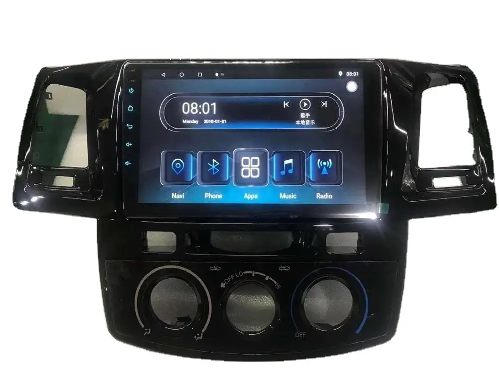 XinYoo ocho Core Android NAVEGACIÓN/WIFI/Bluetooth/Radio/enlace espejo para Toyota Fortuner/Vigo/Hilux auto DVD GPS coche MP5 jugador