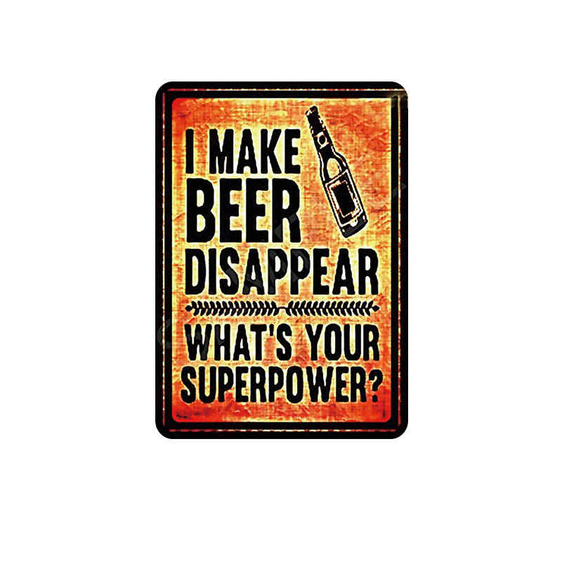 Je fais disparaître la bière