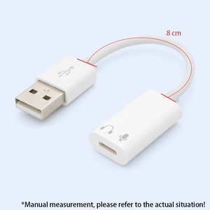 Adecuado para computadora de escritorio portátil MacBook USB a cable de conversión de auriculares de llamada de control de cable de 8 pines - Product Image 3