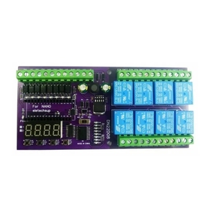 Relè Shield modulo relè/RS485/tubo digitale/pulsante/optoaccoppiatore DN22D08 scheda di sviluppo - Product Image 1