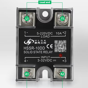 HSSR-25AA with Heat Sink <strong>DC</strong> to AC <strong>Input</strong> 20-280VAC to <strong>Output</strong> 24-530VAC 25A Ssr Relay <strong>Single</strong> Phase Plastic Cover Solid State Relay - Product Image 5