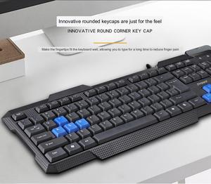 DIVPARD D330有线键盘办公游戏桌面电脑键盘 - Product Image 5