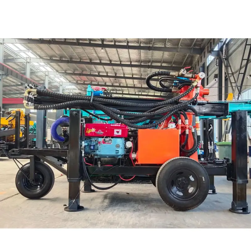 ine Well Drilling Rig Tractor Mounted Water Drilling Machine 100m Deep Alloy PDC Coring Bits Optional Mine Drilling Rig Machine