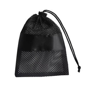 Op maat gemaakte OEM/ODM korting kleine nylon mesh net opberg tas met trekkoord, dans tas met trekkoord voor schoenen - Product Image 2