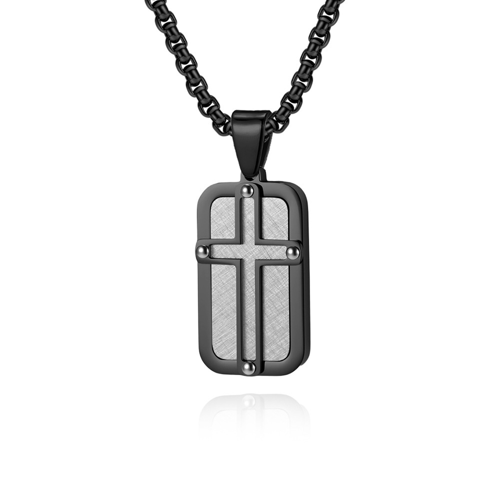 Pendentif simple-noir