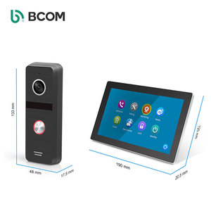 4 Wire Touch Screen 7 Inch Professional Apartment Building Video <strong>Intercom</strong> Ip <strong>System</strong> <strong>Multi</strong> Apartment Touch Screen - Product Image 3