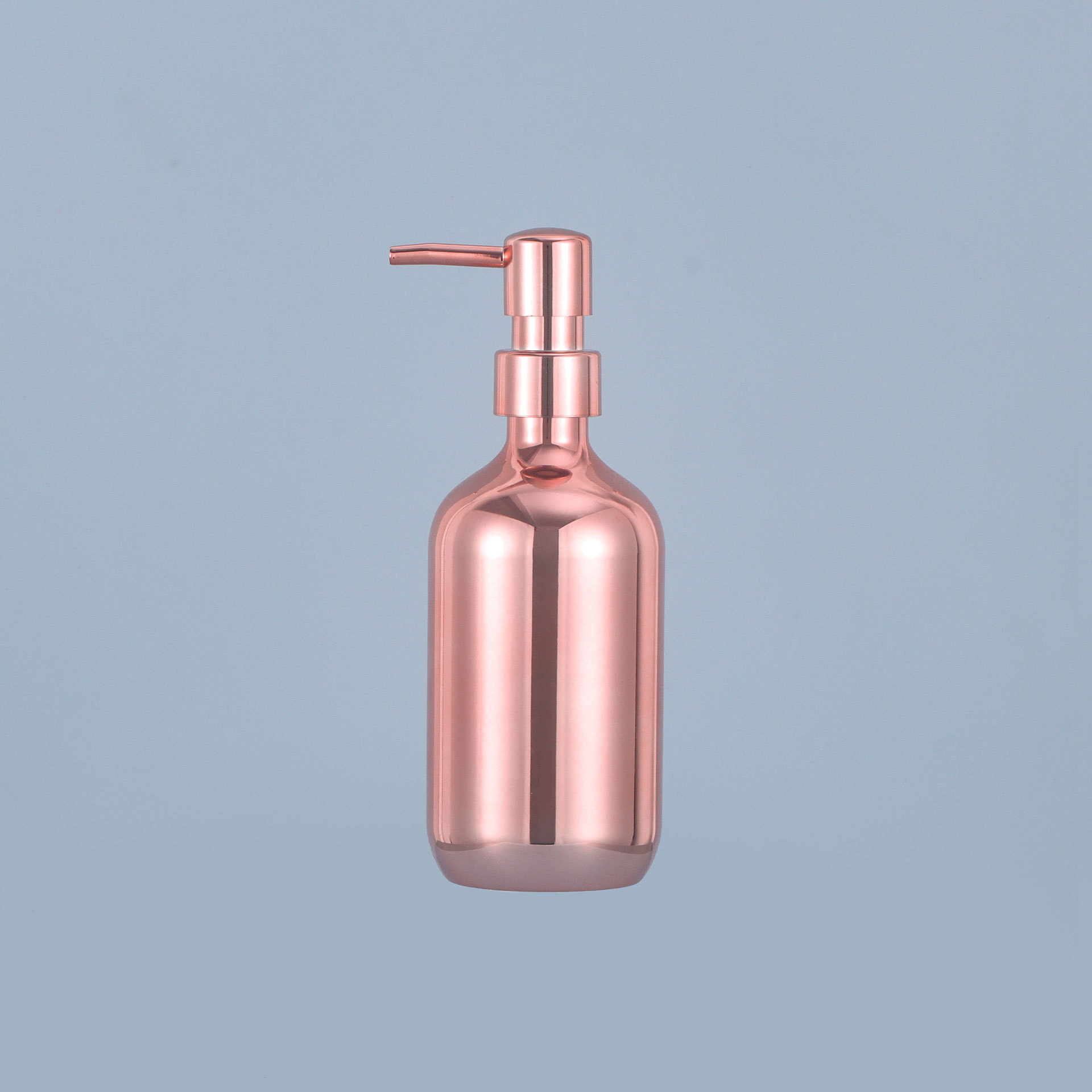 Bouteille en or rose Pompe UV en or rose