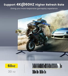 2 en 1 salida HD 2*1 convertidor 1*2 1 en 2 salida compatible con interruptor HDMI de conmutación bidireccional 4K60hz