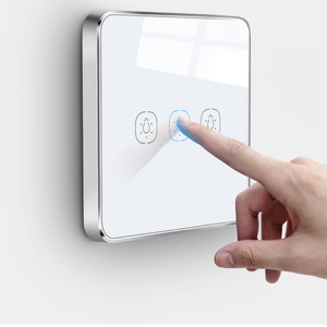 Zigbeeタッチスイッチ1/2/3ギャングTuyaスマートライフリモコンライトスイッチ、Googleホームボイスコントロールウォールスイッチ付き - Product Image 1
