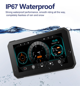 6 inch không dây Moto máy ảnh TMPS Carplay Android Màn hình tự động không thấm nước IP67 Xe máy GPS Navigator cho xe máy - Product Image 2