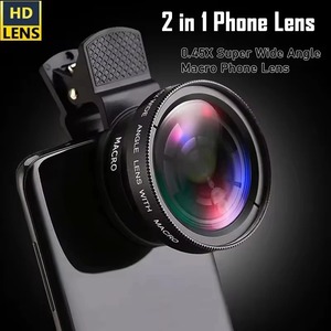 37mmユニバーサル携帯電話レンズキット0.45x超広角と12.5x超マクロレンズHDカメラレンズiPhoneとXiaomi用 - Product Image 2