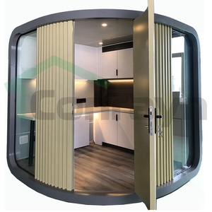 Hafif çelik prefabrik ofis pod ticaret için kullanımı açık pod bahçe - Product Image 1