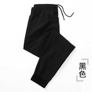 アクティブアスレチックメンズカジュアルワークアウトジョガースウェットパンツ軽量ジッパー付きカプリ弾性ウエスト閉鎖 - Product Image 5