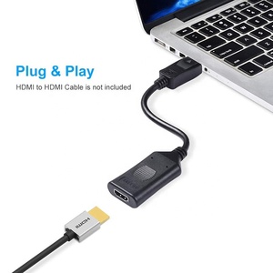 4K @ 60hz音频视频同步显示端口DP至HDMI 2.0 4K 60hz有源转换器适配器电缆