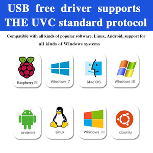 HD 1 MP H65 Platte 4 mm Primärobjektiv Android Drive kostenloses USB Maschinensicht-PCBA-Modul Kamera - Product Image 5