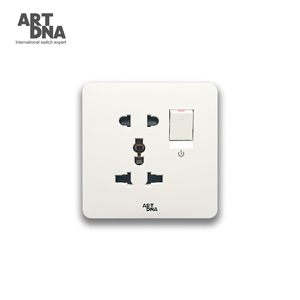 ARTDNA <strong>Multi</strong> <strong>Function</strong> Universal 16A 5 Pin 250V Uk <strong>Switch</strong> and Wall <strong>Socket</strong> Outlet - Product Image 1