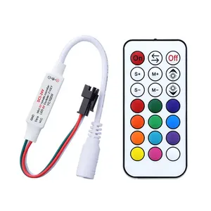 ESann SP101E DC5V-24V สีเต็มรูปแบบ SPI 21คีย์มินินำพิกเซลควบคุมแถบ - Product Image 1