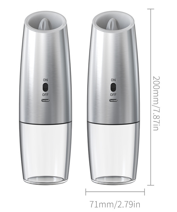 ensemble en argent rechargeable