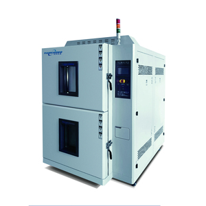 Cámara de prueba de temperatura de choque térmico multifuncional de dos cámaras Sistema de control automático Acero inoxidable para electrónica - Product Image 1
