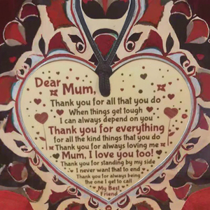 Oem Handmade Bằng Gỗ Treo Trái Tim Mảng Bám Đánh Bóng Nghệ Thuật Phong Cách Lãng Mạn Lưu Niệm Cho Bạn Trai Bạn Gái Cho Món Quà Ngày Của Cha - Product Image 3