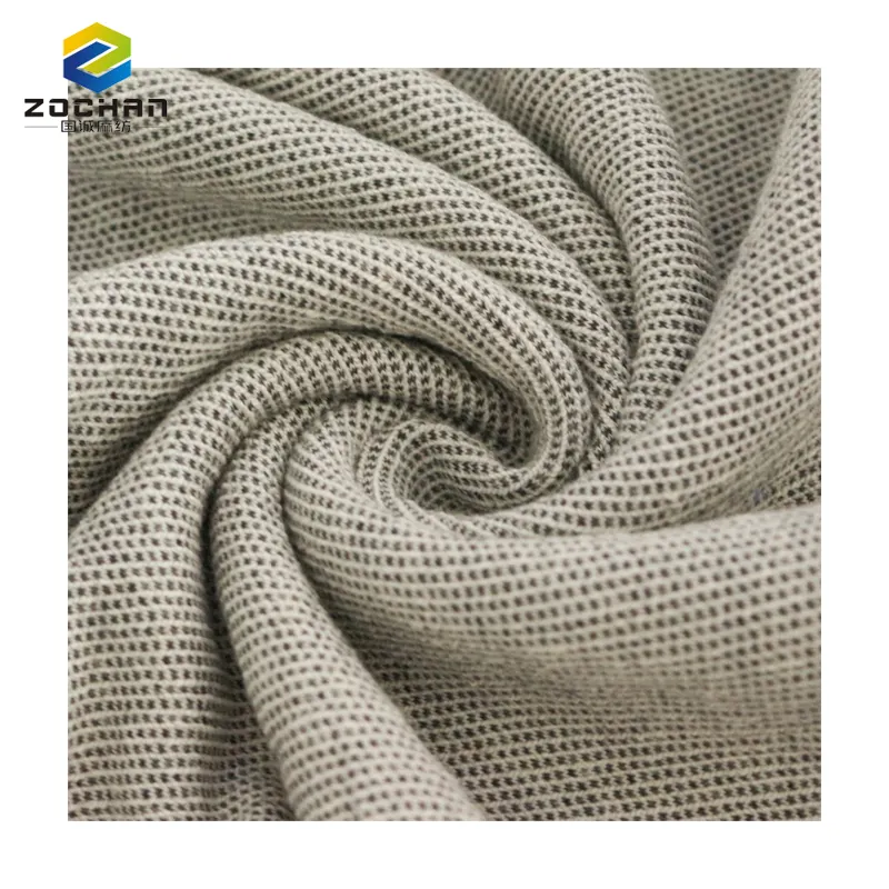 Vente chaude jacquard 100% coton jacquard éponge français éponge peigné tissu à tricoter pour vêtements d'hiver