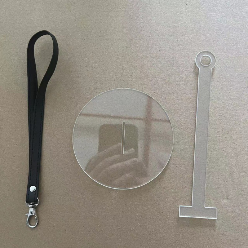 Type acrylique transparent a