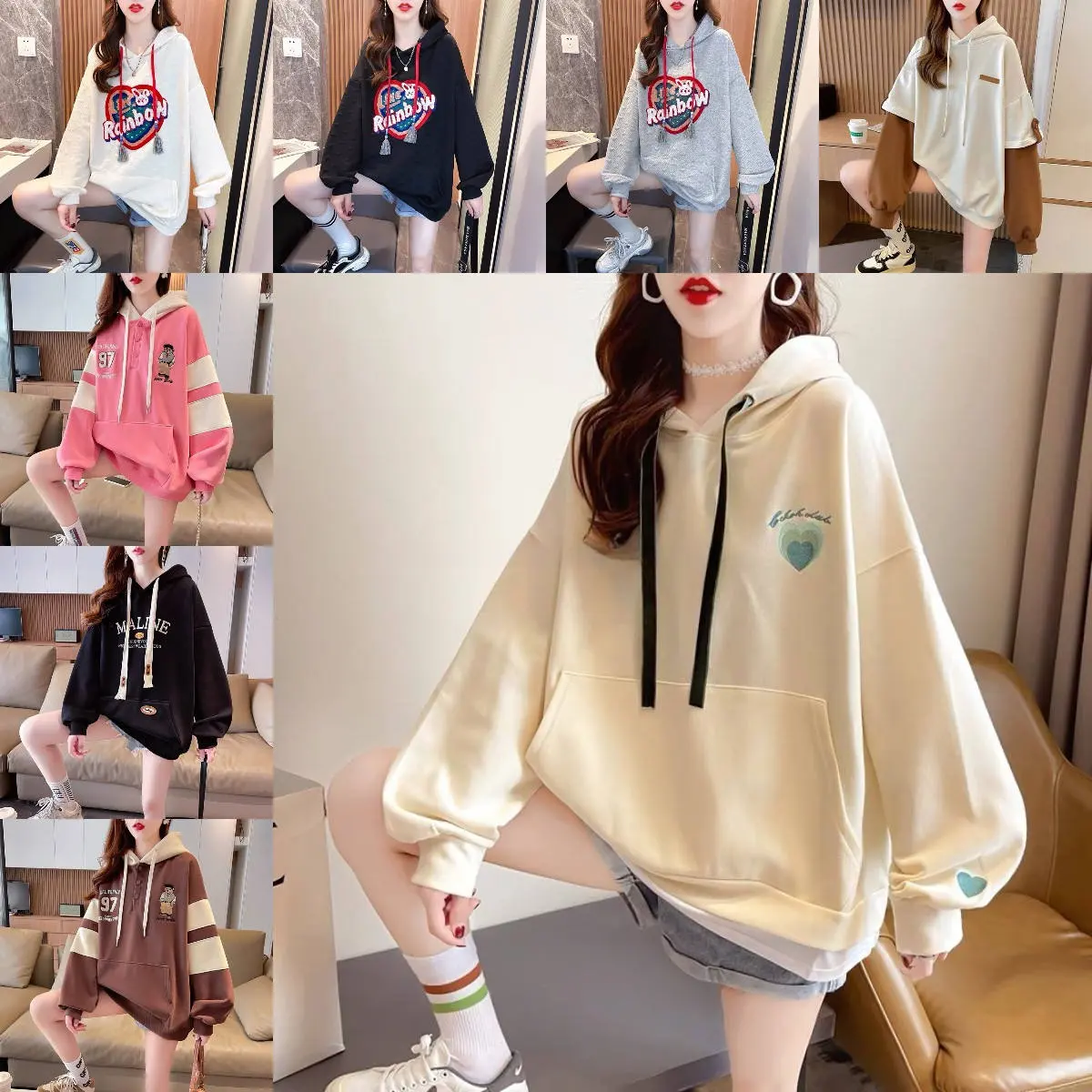 Moda alta qualidade 3d impressão oversized hoodie solto das mulheres casuais hoodie das mulheres