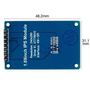 240 X280 Spi-Schnitts telle St7789 Controller-LCD-Modul Tft 1,69 Zoll 1,69 "Farb-Tft-Anzeige modul HD-Ips-LCD-LED-Bildschirm - Product Image 2