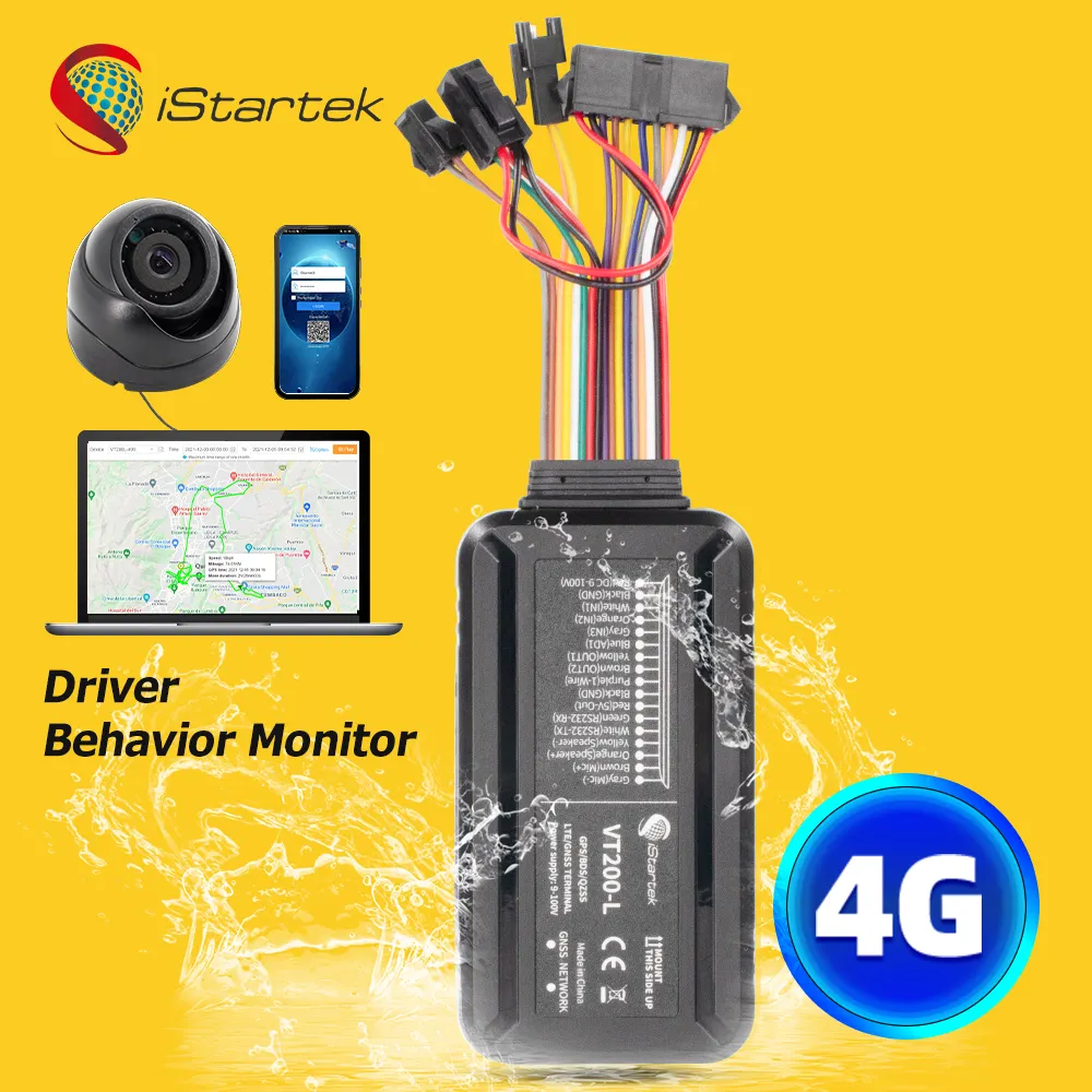 Nouveau système de gestion du carburant logiciel bon appareil de voiture privée 4G moteur démarrage à distance pas de sim esim gps auto tracker caméra