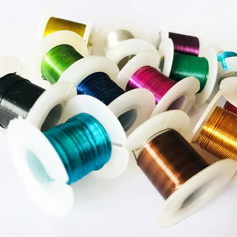 multiple color M Type Metallic Thread flat thread for embroidery or knitting