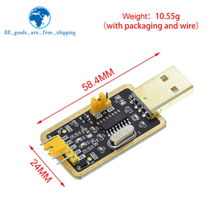 Modulo TZT CH340 invece di PL2303 CH340G modulo RS232 a TTL aggiornamento da USB a porta seriale In nove piastre a pennello per Kit fai da te arduino - Product Image 2