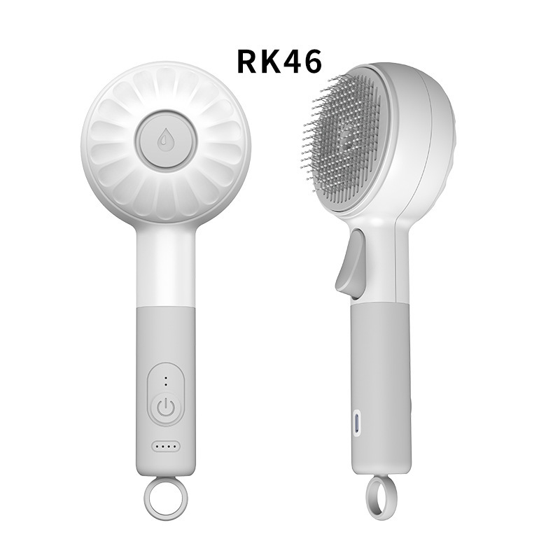 White Rk46 bun spray comb