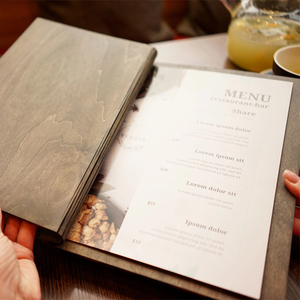 Chất Lượng Cao Cá Nhân Khắc Logo Bằng Gỗ Thư Mục Thực Đơn Nhà Hàng Bar Cafe <span class=keywords><strong>Menu</strong></span> Đồ Uống Duy Nhất <span class=keywords><strong>Menu</strong></span> Bìa - Product Image 3