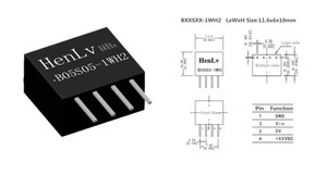 Convertidor DCDC de salida única regulado/no regulado de alto aislamiento de voltaje de entrada fijo 12vdc 24VDC5% para cargador EV OME CE - Product Image 3