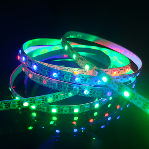Rüya rengi Smd 5050 5V 12V 5m su geçirmez adresli dijital WS2812 WS2812b RGBW Rgbic RGB SK6812 LED şerit ışık - Product Image 1