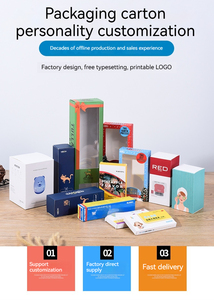 Fabricante Personalizar Varejo Prateleira De Papel Vazio Pronto Exibição Embalagem Caixa De Papel POS Papelão 350g Tear Away Box