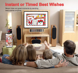 Wifi Network Digital Video Photo Frame Touch Screen LCD Clock MP4 Plays <strong>AVI</strong> Records Pictures - Product Image 5