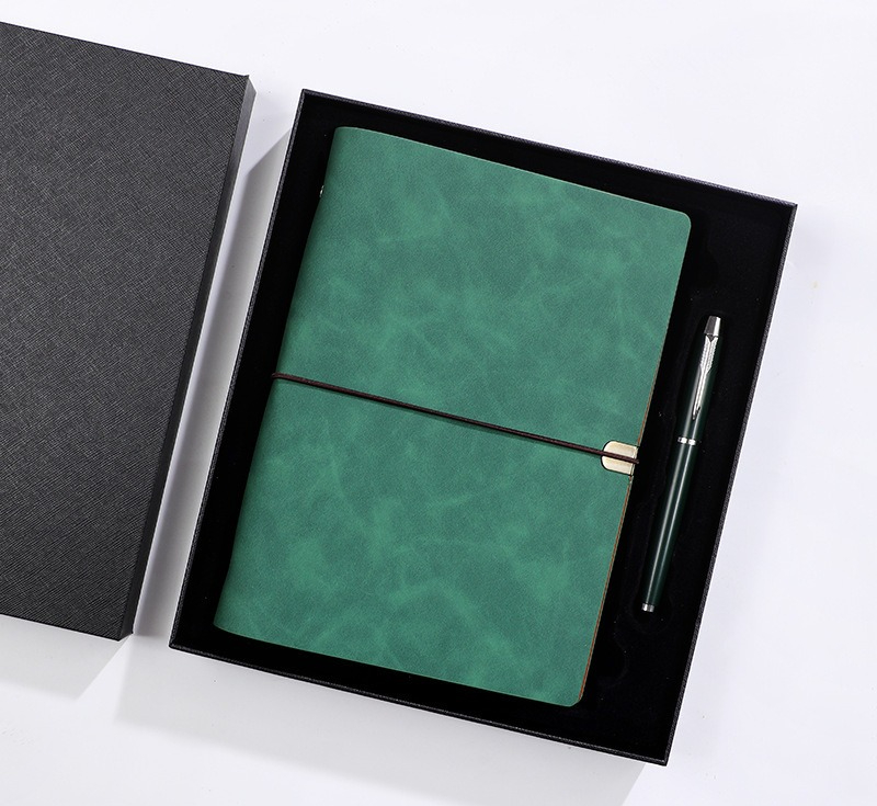 Coffret cadeau bracelet rétro vert foncé