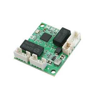 Dahili Ethernet iletişim iletimi ile Mini 3-port 100M ağ anahtar modülü PH2.0 soket ağ bağlantı noktası PCB kartı - Product Image 1