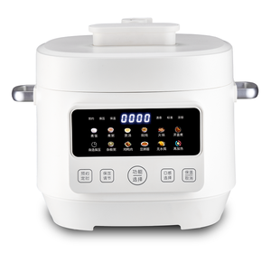 Hot Pot Cooker 4L Electric Pressure Cooker With 12 in 1 Cooking <strong>Programs</strong> 1300W Multi Function Colorful Control Panel <strong>LCD</strong> <strong>Display</strong> - Product Image 1
