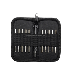 11Pcs/Set Tune up Multifunctional Universal Carburetor Adjusting Screwdriver Tool <strong>Kit</strong> Pac Man Double D Spline Type Tool <strong>Kit</strong> - Product Image 2