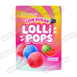 Vitahealthy OEM/ODM Bán Buôn Thấp Đường <span class=keywords><strong>Lollipop</strong></span> Thực Phẩm Hữu Cơ Cấp Kẹo Cho Sức Khỏe Không Biến Đổi Gen Thấp Đường <span class=keywords><strong>Lollipop</strong></span> - Product Image 1