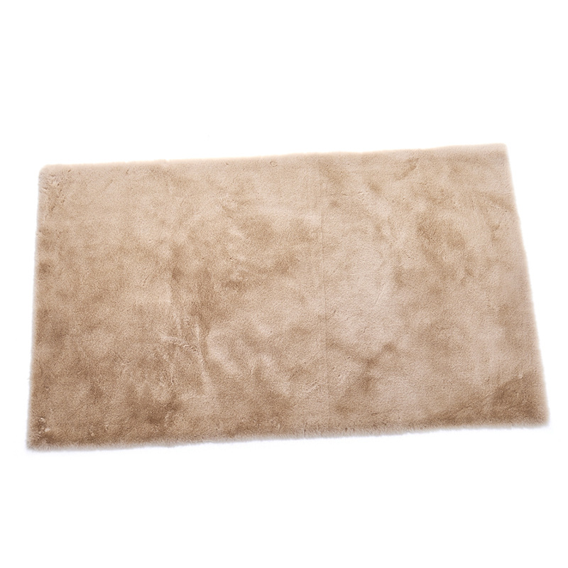 Fourrure de lapin beige foncé