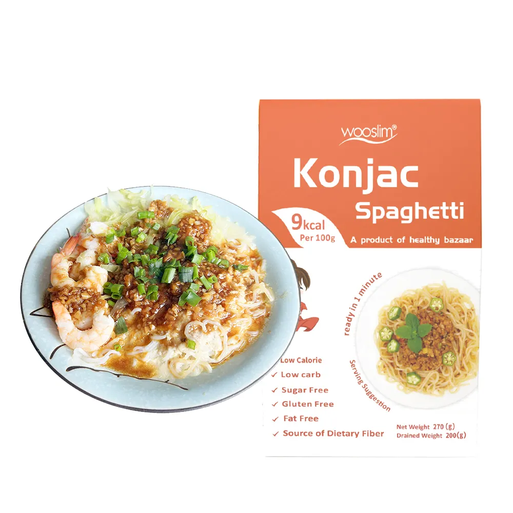 Precooked foods gluten free konjac noodle ketogenic shiratakin rice konjak nudeln