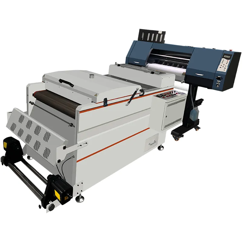 Impresora de inyección directa de tinta blanca para ropa, máquina de impresión textil de transferencia térmica, gran y automática, secado todo en uno