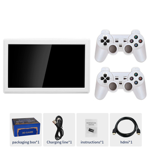 กล่องเกมทีวีจอแบนแบบ XP18สามารถเชื่อมต่อกับคอนโซลเกมผู้เล่นหลายคนแบบมือถือ3D พร้อมตัวควบคุมการเชื่อมต่อแบบไร้สายสองตัว - Product Image 2