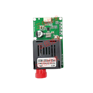 Personalización compatible 60km Drone TTL a módulo transceptor de fibra óptica TX1310nm/RX1550nm FC/AV/VCC/GND interfaz" - Product Image 4