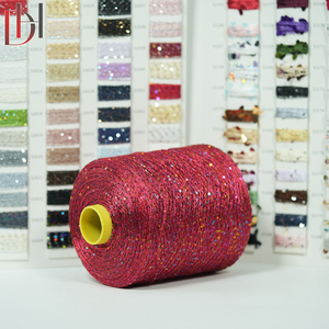 Giá Rẻ Giá Ưa Thích Sợi Quảng Đông Polyester May Chủ Đề Crochet Spandex Đính Cườm Sợi - Product Image 2