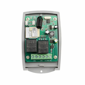 Telecomando senza fili interruttore RF 433mhz trasmettitore modulo ricevitore relè a 2 canali per casa ampiamente utilizzata Smart - Product Image 3